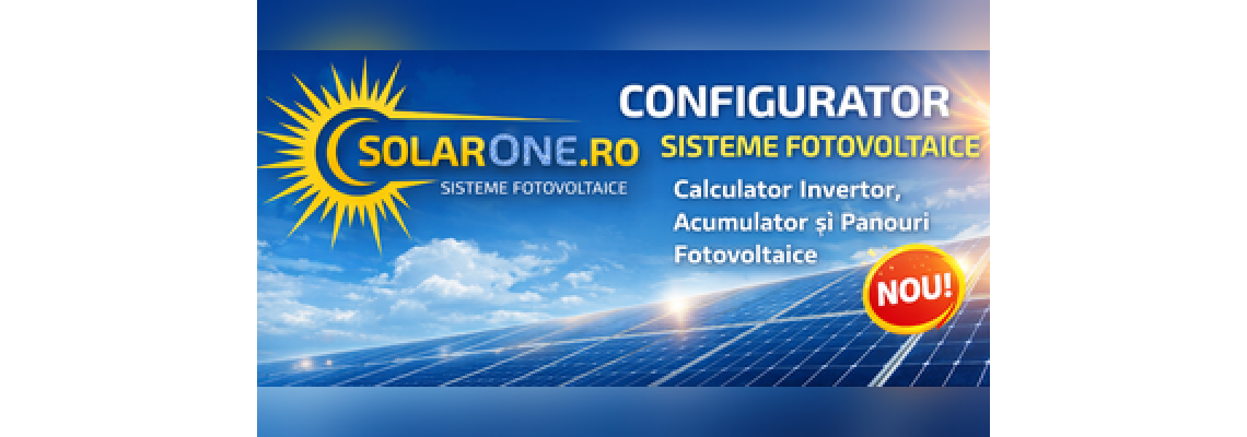 Configurator Sisteme Fotovoltaice Solar One: Calculator Invertor + Acumulator + Panouri